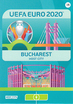 Bucharest Romania Panini UEFA EURO 2020 CORE - Host City #016